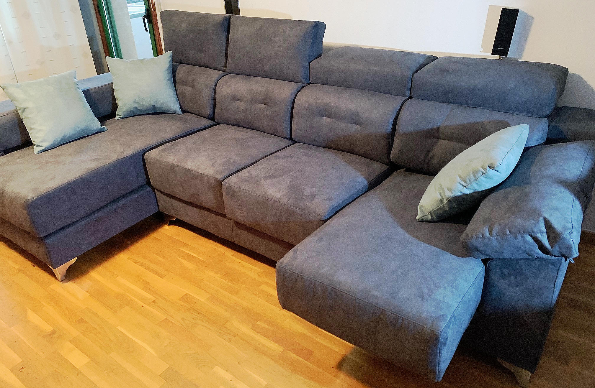 Chaiselongue Abatible 0 Con Puffos